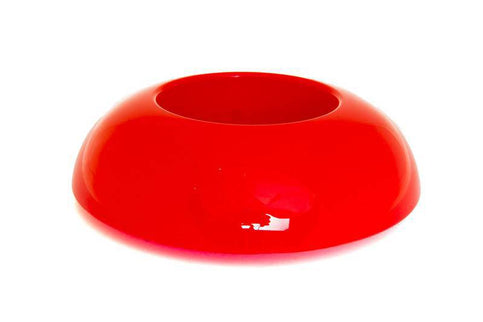 Ikebana rotund Ø12cm plastic rosu