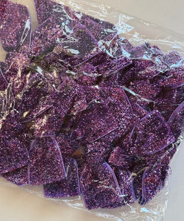 Deco fundita mov cu sclipici S/12