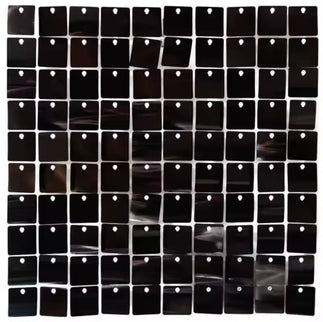 Panou cu paiete negru patrat