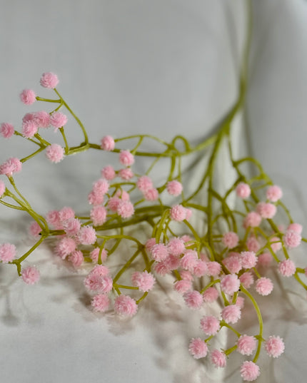 Floarea miresei artificiala fir - roz