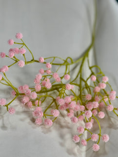 Floarea miresei artificiala fir - roz