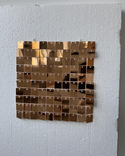 Panou cu paiete aramiu patrat