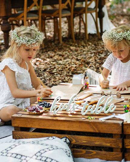 Decor masa lemn "kids table"