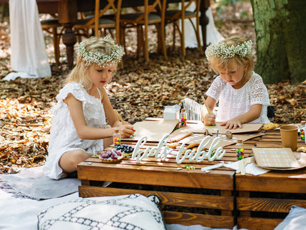 Decor masa lemn "kids table"
