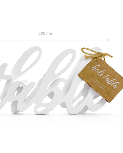 Decor masa lemn "kids table"