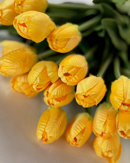 Lalele artificiale S/20 galben