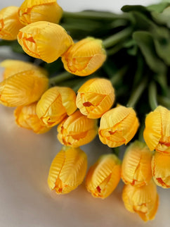 Lalele artificiale S/20 galben