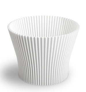 Ghiveci plastic Lotos Ø15cm alb