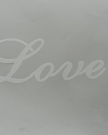 Ambalaj waterproof transparent love alb