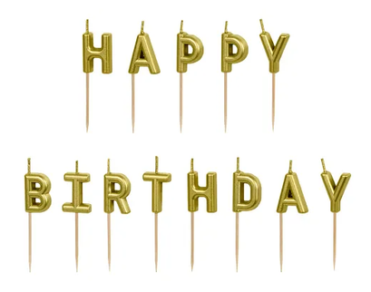 Lumanari Happy Birthday aurii