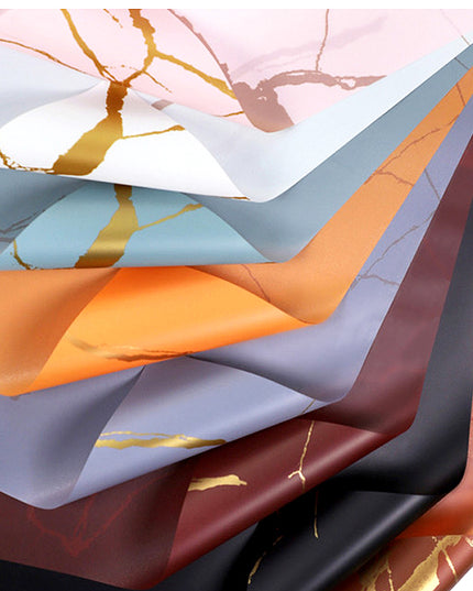 Ambalaj waterproof marmur maro cu auriu