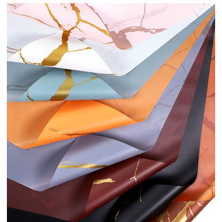 Ambalaj waterproof marmur maro cu auriu