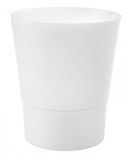 Ghiveci orhidee mat  Ø12cm alb