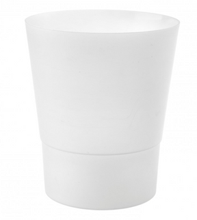 Ghiveci orhidee mat  Ø12cm alb