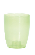 Ghiveci orhidee transparent Ø12cm verde