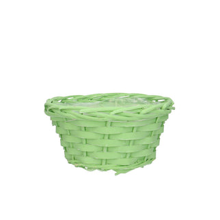 Cos lemn verde 20x10cm