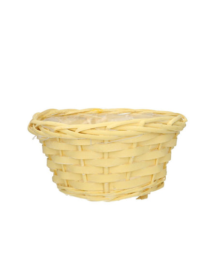 Cos lemn galben 20x10cm