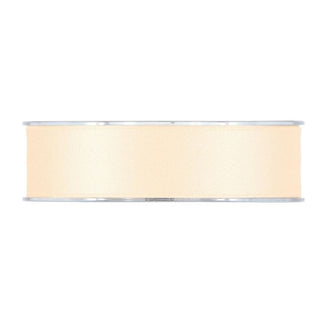 Panglica satin dublu mat 25mmx15m crem