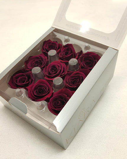 Trandafir criogenat Ø3.5cm cherry