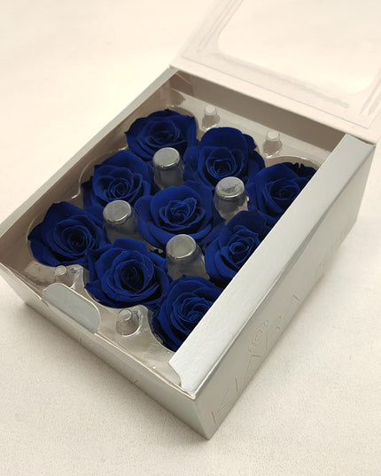 Trandafir criogenat Ø3.5cm ocean blue