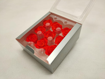 Trandafir criogenat Ø3.5cm portocaliu