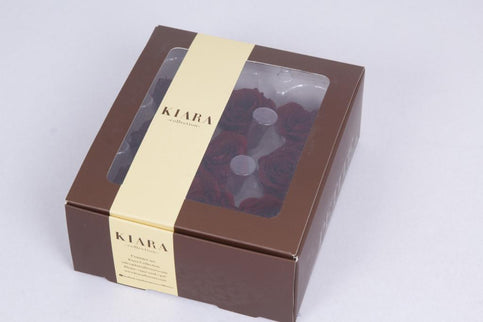 Trandafir criogenat Ø3.5cm rosu S/9