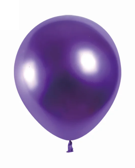 Baloane latex mov metalizat 30cm S/100