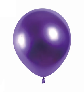 Baloane latex mov metalizat 30cm S/100