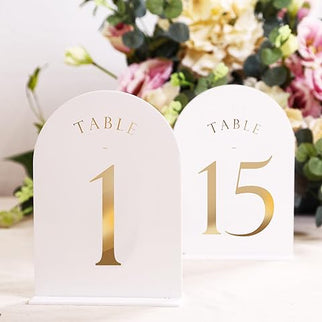 Numere masa 1-35 auriu/acryl