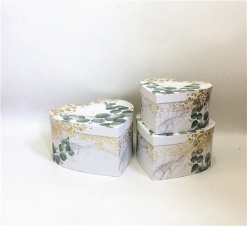 Set 3 cutii flori S3.154 alb