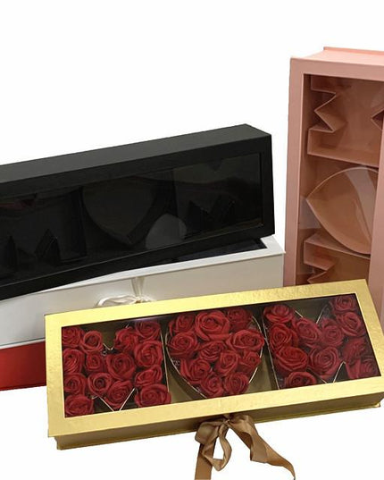 Cutie flori s1.127 alb MOM