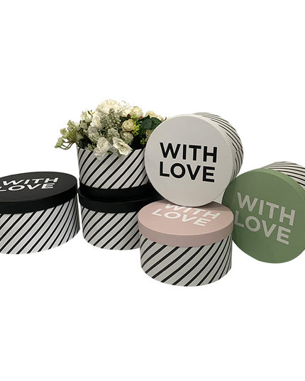 Cutie flori s3.176 alb