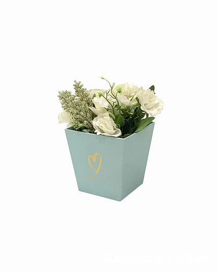 Cutie flori s1.125 albastru