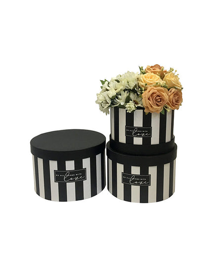 Set 3 cutii flori S3.170 negru