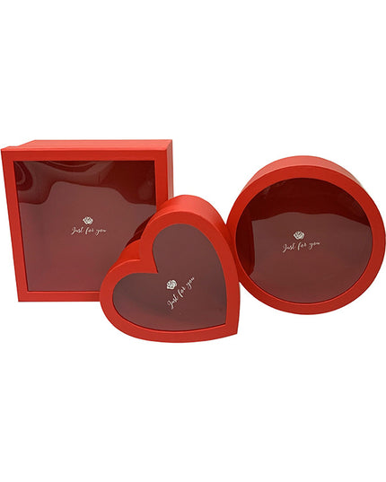 Cutie flori S3.175 rosu