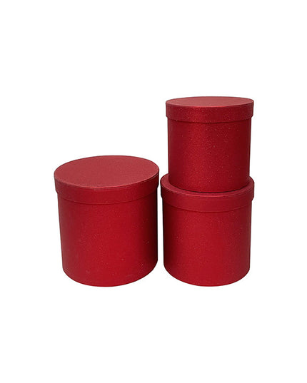 Set 3 cutii flori S3.167 rosu