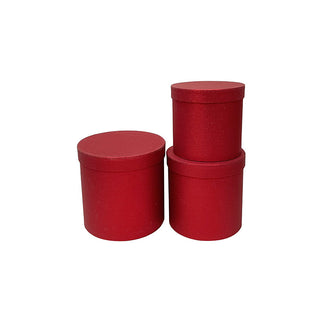 Set 3 cutii flori S3.167 rosu