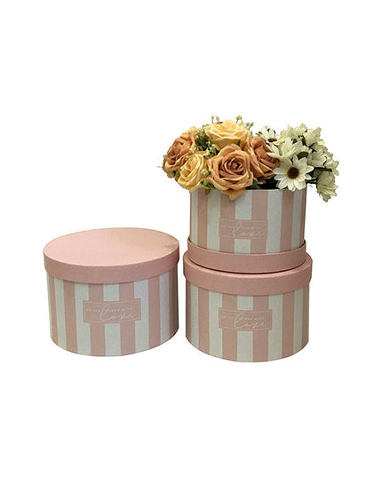 Set 3 cutii flori S3.170 roz