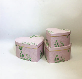 Set 3 cutii flori S3.154 roz