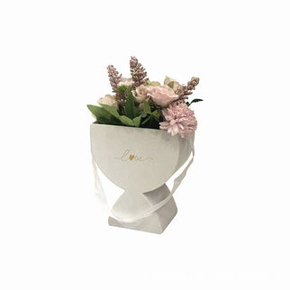 Cutie flori S1.104 alb