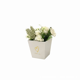 Cutie flori s1.125 alb