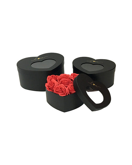 Set 3 cutii flori S3.169 negru