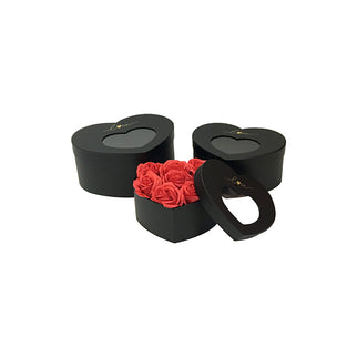 Set 3 cutii flori S3.169 negru