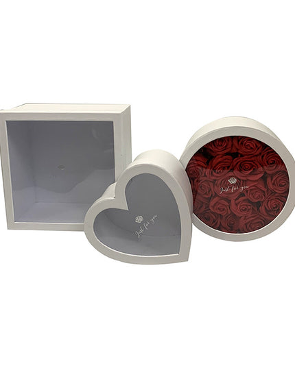 Cutie flori S3.175 alb