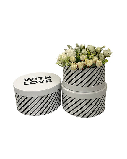 Cutie flori s3.176 alb