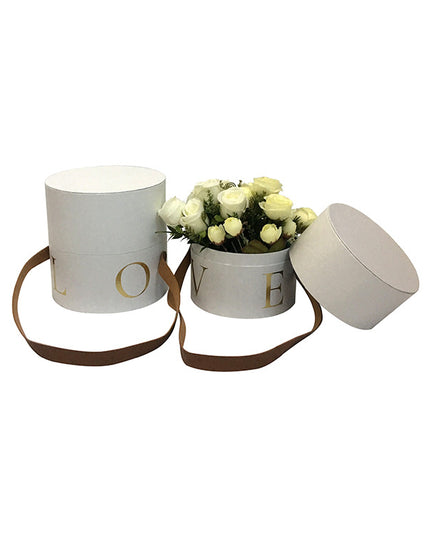 Cutie flori s2.154 alb