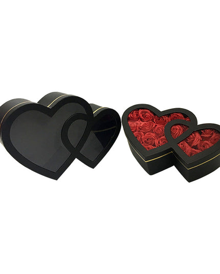 Set 2 cutii flori S2.165 negru