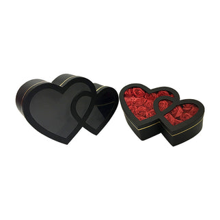 Set 2 cutii flori S2.165 negru