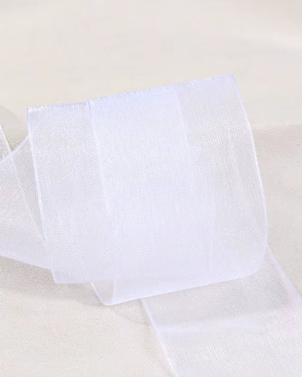 Panglica textil organza 2,5cm x 45m