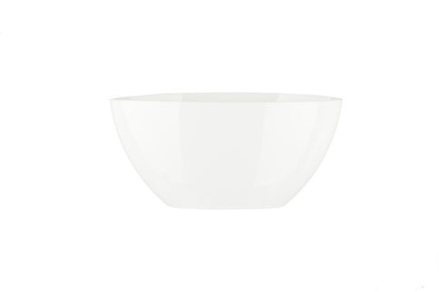 Ghiveci plastic owal 21cm alb
